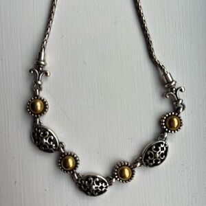 Brighton Barcelona Silver and Gold plated Necklace